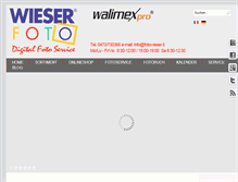 Tablet Screenshot of fotowieser.it